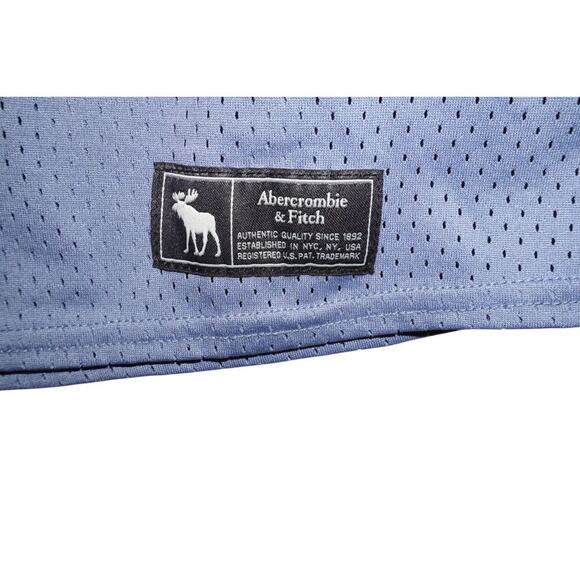 Abercrombie Kids Short Sleeve Mesh Baseball Jersey Button Up 7/8 - Picture 5 of 6